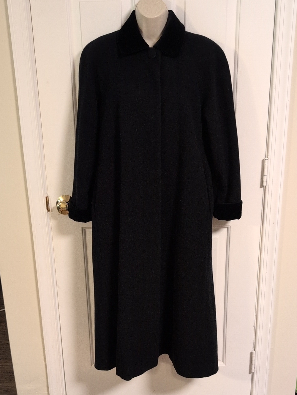 Evan Piccone Petites Full Length Wool Coat, 4P